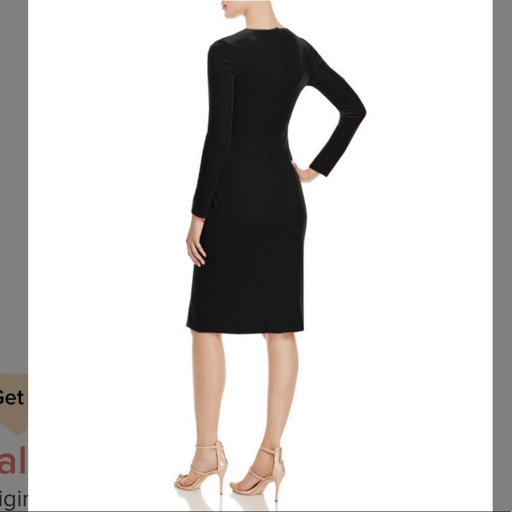 Black Halo Miramar Velvet Sheath Dress - Picture 5 of 5